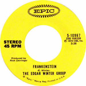 The Edgar Winter Group - Frankenstein / Undercover Man [Vinyl] - 7 Inch 45 RPM - Vinyl - 7"