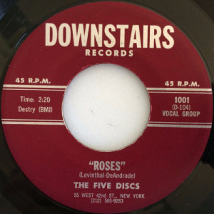 The Five Discs - Roses / My Chinese Girl [Vinyl] - 7 Inch 45 RPM - Vinyl - 7"