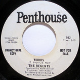 The Regents - Words [Vinyl] - 7 Inch 45 RPM