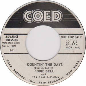 The Rock-A-Fellas - Countin' The Days / Night Party [Vinyl] - 7 Inch 45 RPM - Vinyl - 7"