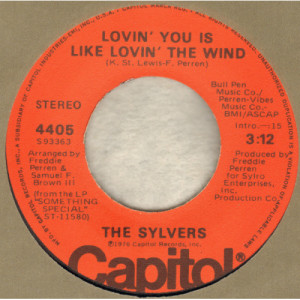 The Sylvers - Lovin' You Is Like Lovin' The Wind / High School Dance [Vinyl] - 7 Inch 45 RPM - Vinyl - 7"