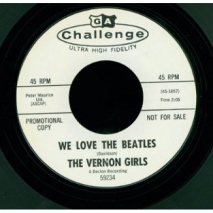 The Vernons Girls - We Love The Beatles / Hey Lover Boy [Vinyl] - 7 Inch 45 RPM - Vinyl - 7"
