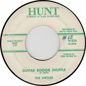The Virtues - Guitar Boogie Shuffle / Guitar In Orbit [Vinyl] - 7 Inch 33 1/3 RPM - Vinyl - 7"
