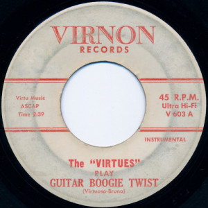 The Virtues - Guitar Boogie Twist / Guitar Shimmy [Vinyl] - 7 Inch 33 1/3 RPM - Vinyl - 7"