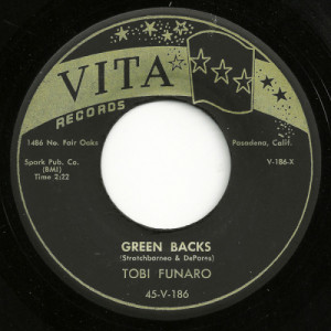Tobi Funaro - Green Backs / Could It Be That I'm In Love [Vinyl] - 7 Inch 45 RPM - Vinyl - 7"