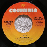 Toto - Rosanna / It's A Feeling [Vinyl] - 7 Inch 45 RPM