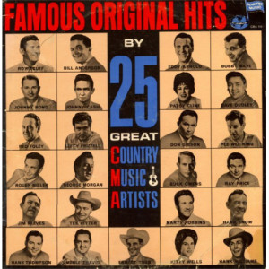 Various Artists - Famous Original Hits By 25 Great Country Music Artists [Vinyl] - LP - Vinyl - LP