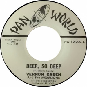 Vernon Green And The Medallions - Deep So Deep / Shimmy Shimmy Shake [Vinyl] - 7 Inch 45 RPM - Vinyl - 7"