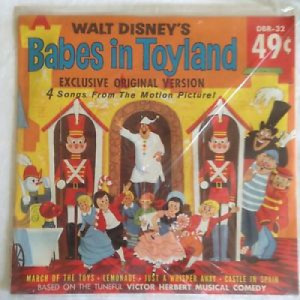 Walt Disney - Babes In Toyland [7 Inch 45 RPM EP] - 7 Inch 45 RPM EP - Vinyl - 7"