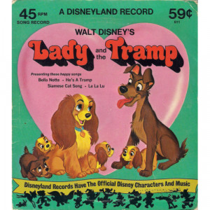 Walt Disney - Lady and the Tramp [EP] Walt Disney - 7 Inch 45 RPM EP - Vinyl - 7"