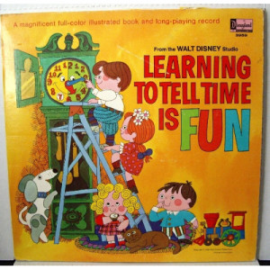 Walt Disney - Learning to Tell Time is Fun - LP - Vinyl - LP
