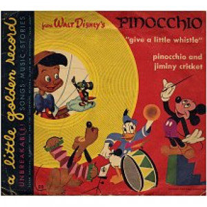 Walt Disney's Pinocchio - Give a Little Whistle / Pinocchio and Jiminy Cricket [Vinyl] Walt Disney's Pinoc - Vinyl - 7"