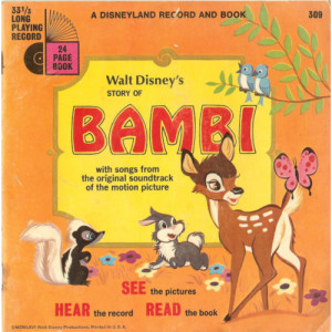 Walt Disney - Walt Disney's Story of Bambi With Songs From The Original Soundtrack of The Moti - Vinyl - 7"