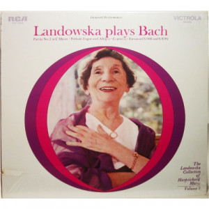 Wanda Landowska - Landowska Plays Bach Volume 1 - LP - Vinyl - LP