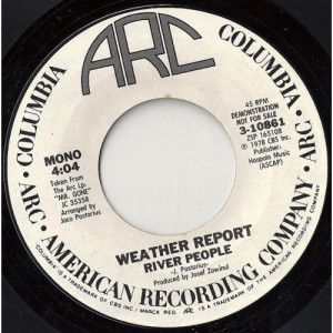 Weather Report - River People [Vinyl] - 7 Inch 45 RPM - Vinyl - 7"