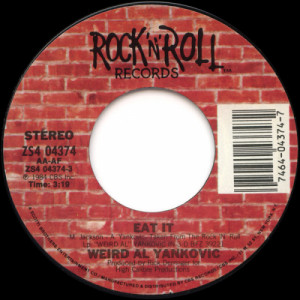 Weird Al Yankovic - Eat It / That Boy Could Dance [Record] - 7 Inch 45 RPM - Vinyl - 7"