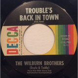 Wilburn Brothers - Trouble's Back In Town / Young But True Love [Vinyl] - 7 Inch 45 RPM