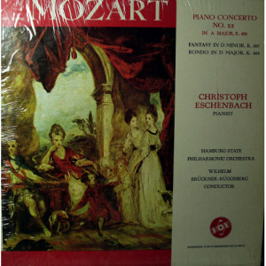 Wilhelm Bruckner Ruggeberg / Christoph Eschenbach / Philharmonisches Staatsorchester Hamburg - Mozart: Piano Concerto No. 23 In A Major K.488 [Vinyl] - LP - Vinyl - LP