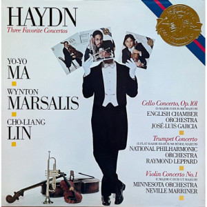 Yo-Yo Ma / Wynton Marsalis / Cho-Liang Lin - Haydn ‎– Three Favorite Concertos [Vinyl] - LP - Vinyl - LP