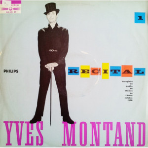 Yves Montand - Recital - 1 [Vinyl] - LP - Vinyl - LP