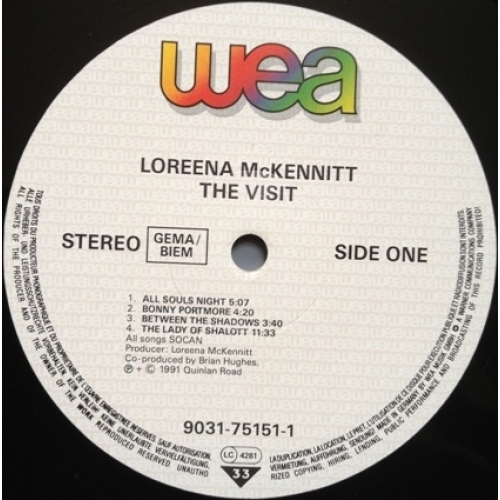 Loreena McKennitt - The Visit - Vinyl - LP