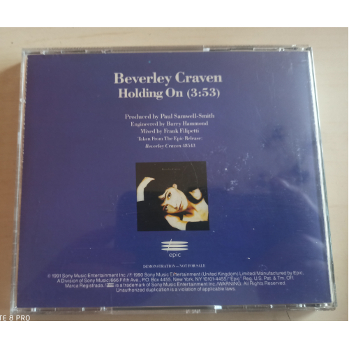 Beverley Craven - Holding On - CD Single - CD - Single