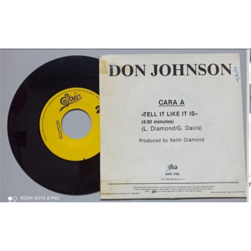 Don Johnson - Tell It Like It Is - 7 - Vinyl - 7"