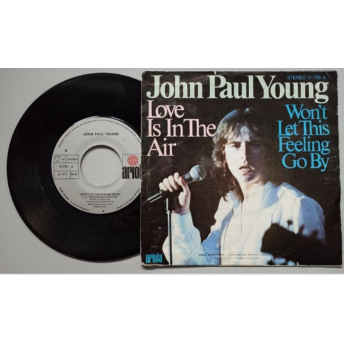 John Paul Young - Love Is In The Air / Won't Let This Feeling Go By - 7 - Vinyl - 7"