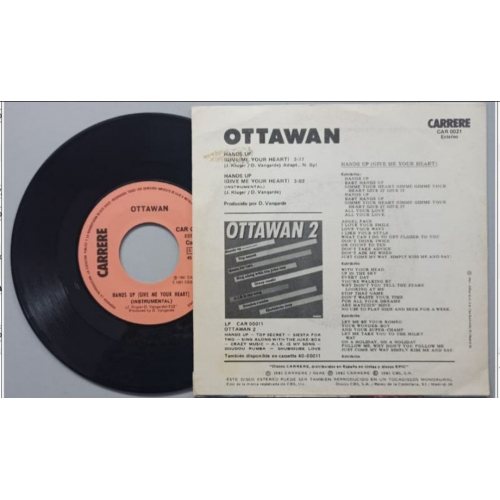 Ottawan - Hands Up (give Me Your Heart) - 7 - Vinyl - 7"