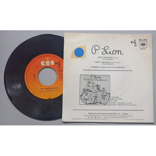 P. Lion - Happy Children - 7 - Vinyl - 7"