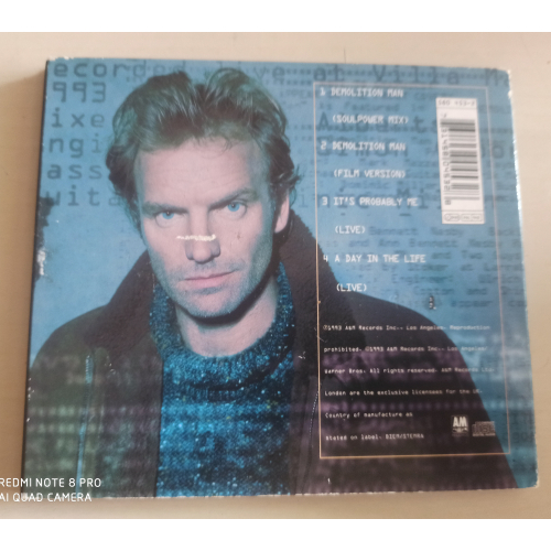 Sting - Demolition Man - CD Maxi Single - CD - Single