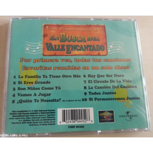 Various - Las Canciones De En Busca Del Valle Encantado - CD - CD - Album