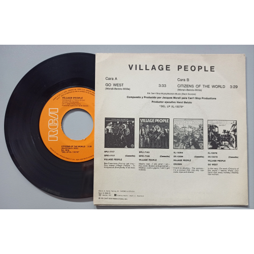 Village People - Go West - 7 - Vinyl - 7"