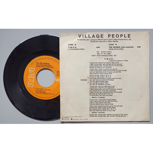 Village People - Y. M. C. A. - 7 - Vinyl - 7"
