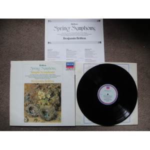 BRITTEN, Benjamin - Spring Symphony, Op 44; Simple Symphony, Op 4 - Vinyl - LP