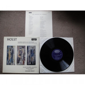 HOLST, Gustav - Six Medieval Lyrics; Seven Part Songs - Vinyl - LP