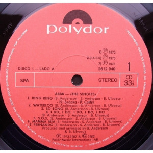 ABBA - The Singles (The First Ten Years) LP - Vinyl - 2 x LP