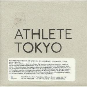 Athlete - Tokyo PROMO CD - CD - Album