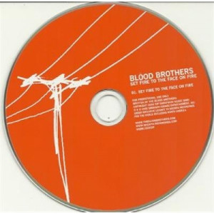 blood brothers - set fire to the face on fire PROMO CDS - CD - Album