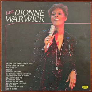 Dionne Warwick - just Dionne Warwick LP - Vinyl - LP