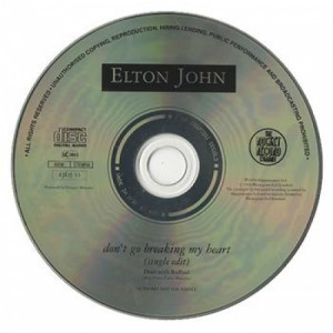 Elton John - Don't Go Breaking My Heart RuPaul PROMO CDS - CD - Album