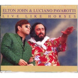 Elton John - Live Like Horses Luciano Pavarotti PROMO CDS - CD - Album