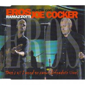 Eros Ramazzotti - That's All I Need To Know - Difendero (Live) Joe C - CD - Album