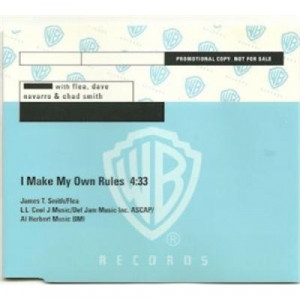 Flea Dave Navarro Chad Smith - I make My Own Rules PROMO CDS - CD - Album