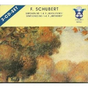 Franz Schubert - Symphonies No.1-4 8 Unfinished 3CD - CD - 3CD
