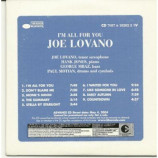 joe lovano - Im all for you PROMO CDS