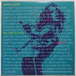 Nikka Costa - Till I Get To You PROMO CDS - CD - Album