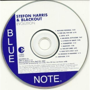 Stefon Harris & Blackout - Evolution PROMO CDS - CD - Album