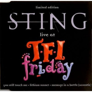 Sting - Live At Tfi Friday CDS - CD - Single