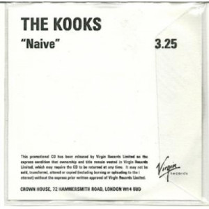 the kooks - naive ACETATE CD - CD - CDr